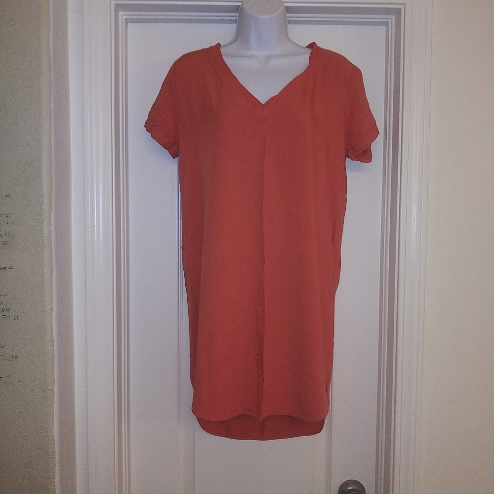 Cloth & Stone Short Sleeve Nya Shift Dress